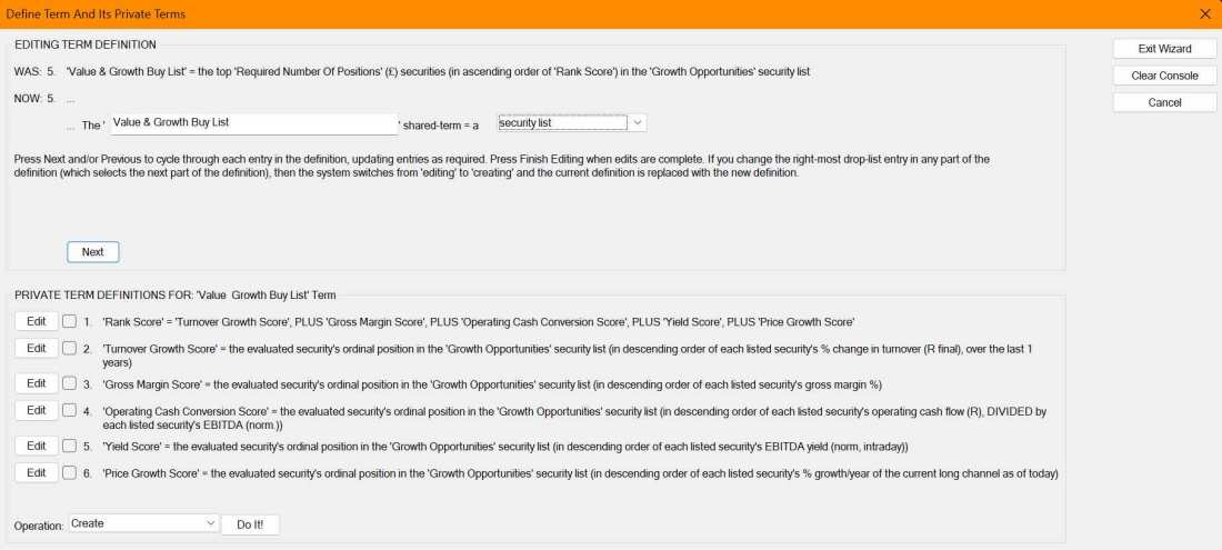 Named Terms, Private Terms & Selector Terms – RuleTrader